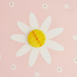 Ditsy Daisy Honeycomb Decorations 3pk