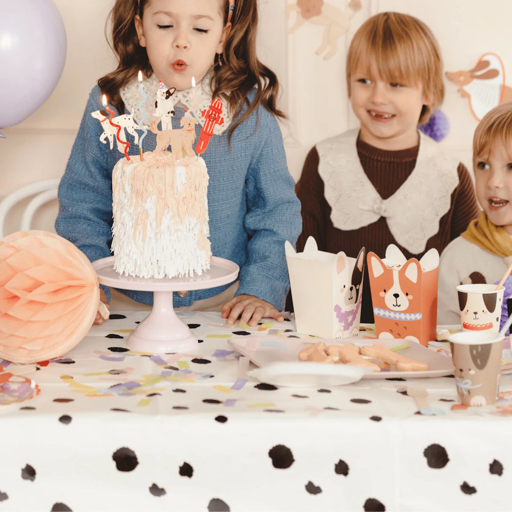 Dog Party Dalmatian Paper Tablecover