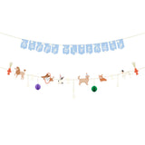 Dog Party Happy Birthday Banner Set