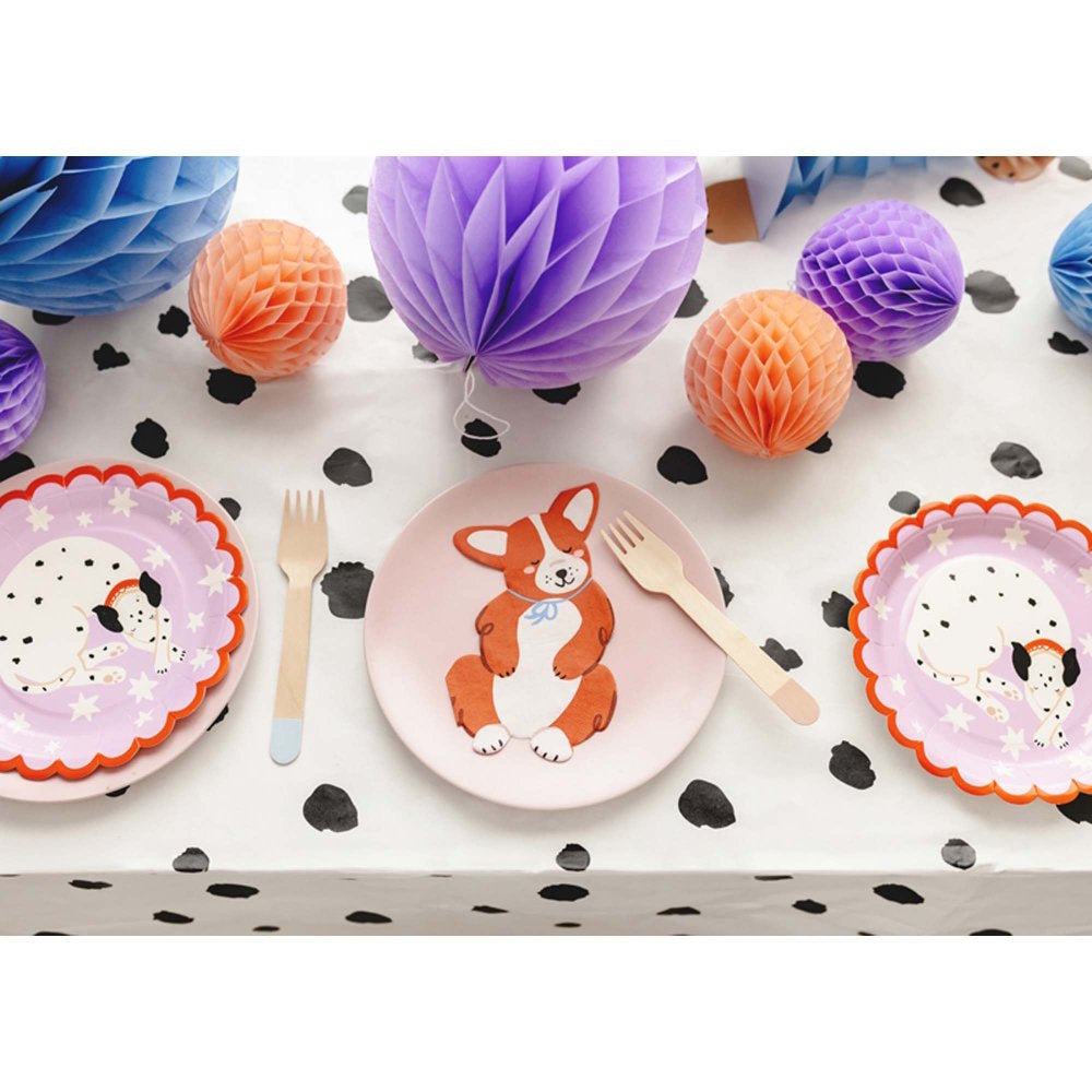 Dog Party Shaped Napkins 12pk