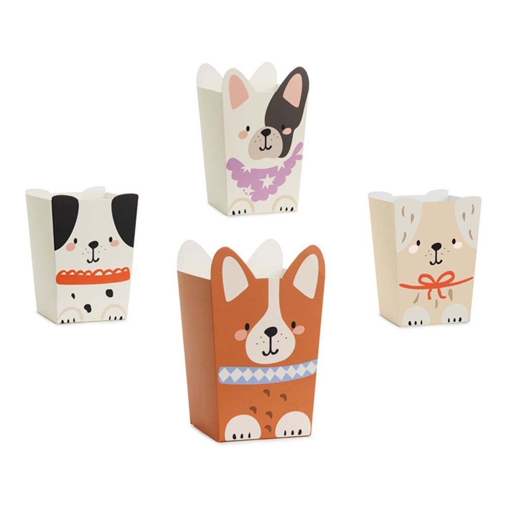 Dog Party Popcorn Boxes 6pk