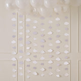 Dream Baby Pearlescent Cloud Baby Shower Backdrop