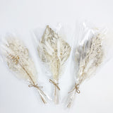 Dried Mixed Florals with Fan - Naturals