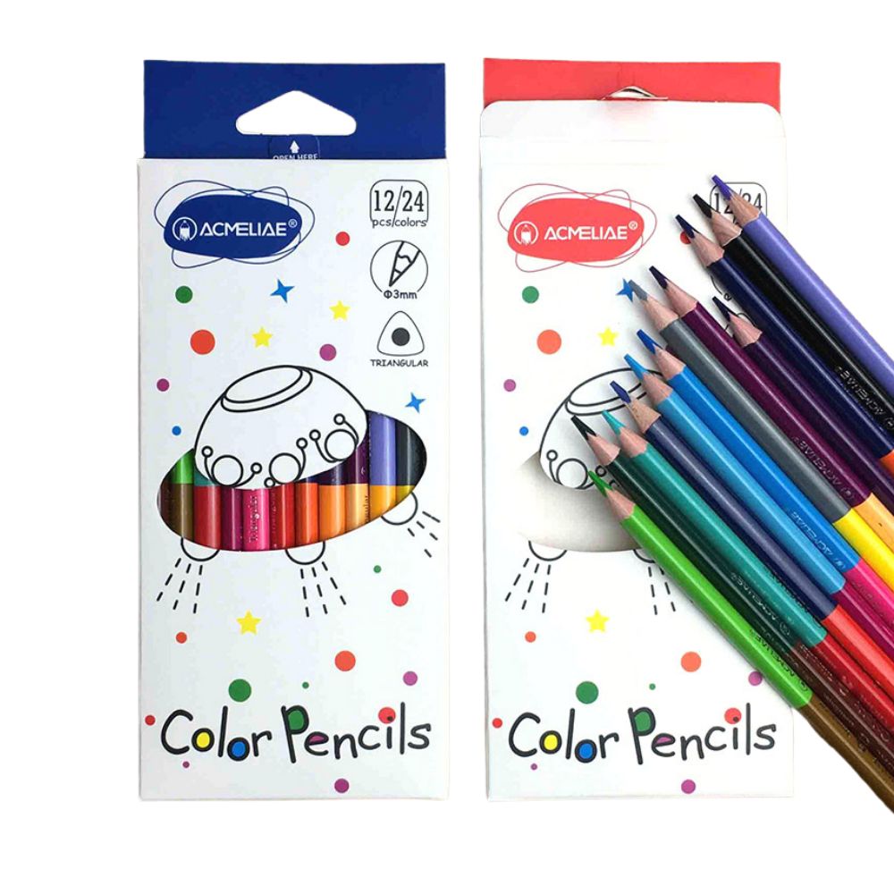 Dual-Ended Colour Pencils 12pk (24 Colours)