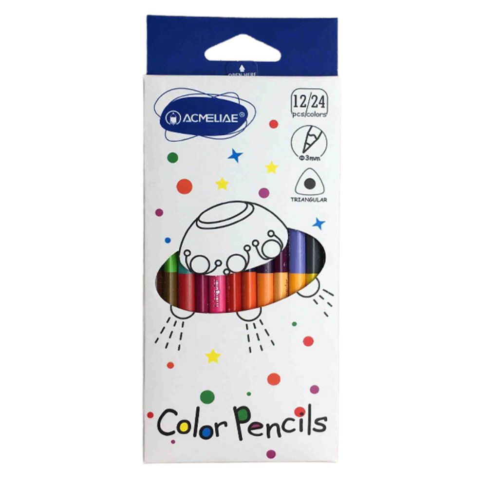 Dual-Ended Colour Pencils 12pk (24 Colours)