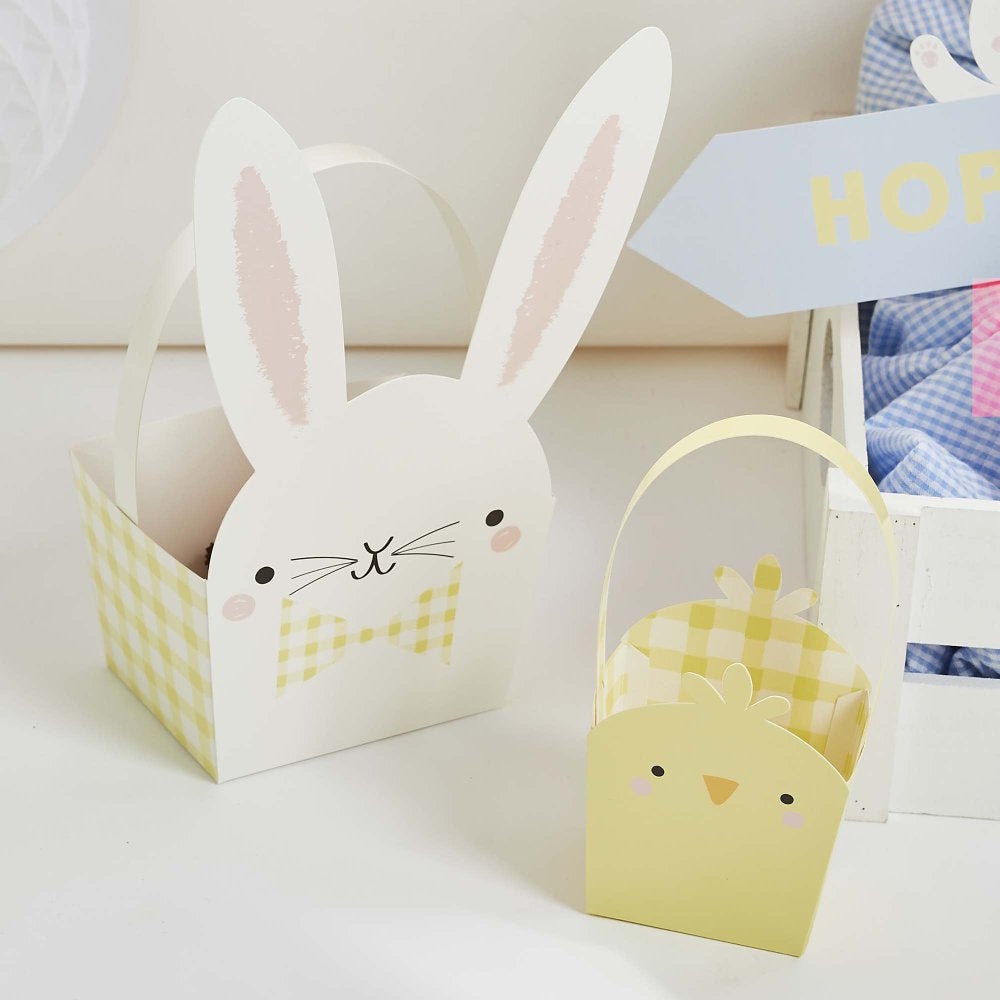 Easter Bunny & Chick Card Baskets 5pk