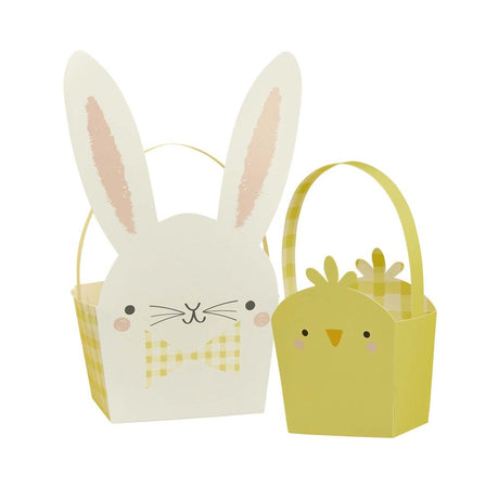 Easter Bunny & Chick Card Baskets 5pk