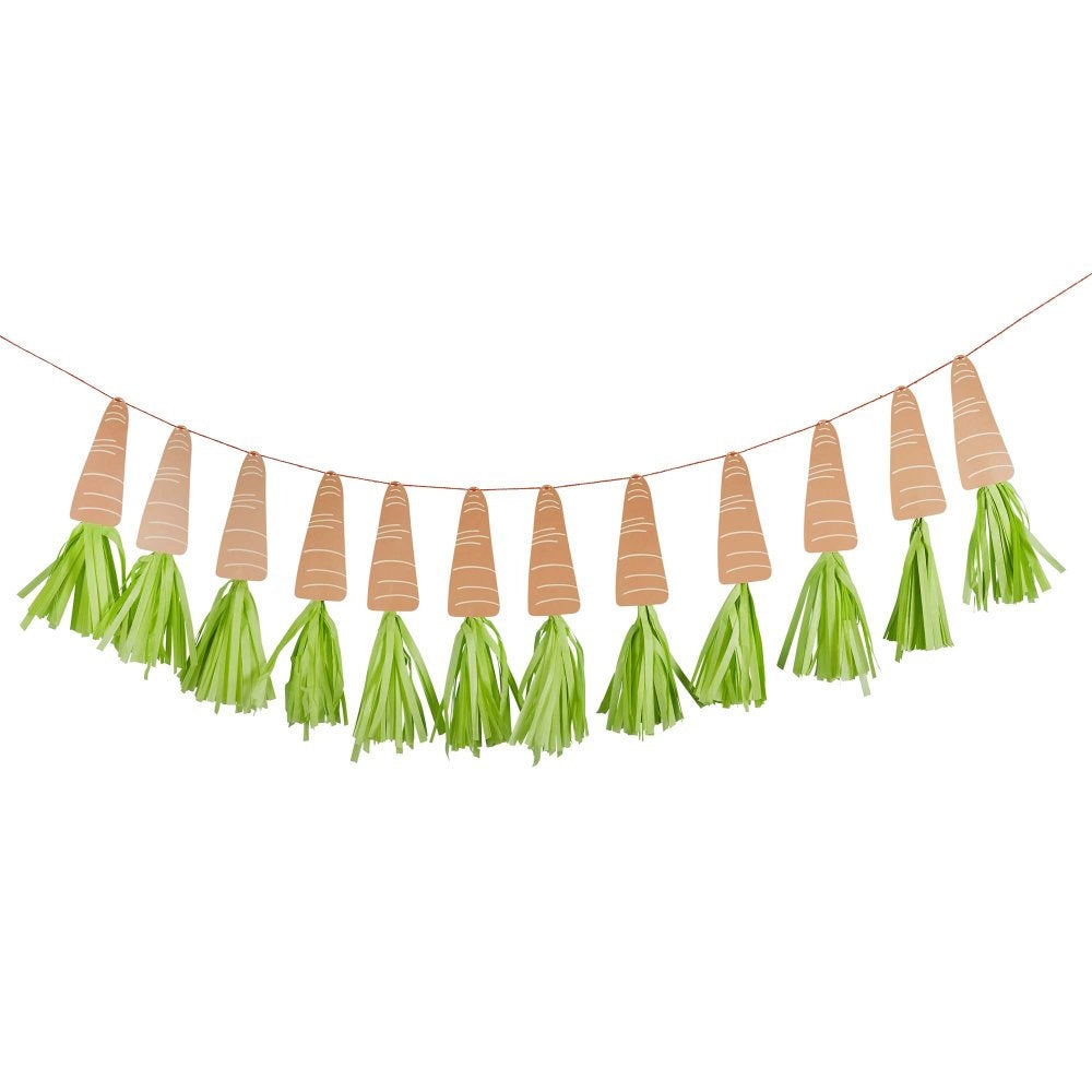 Easter Carrot Tassel Banner