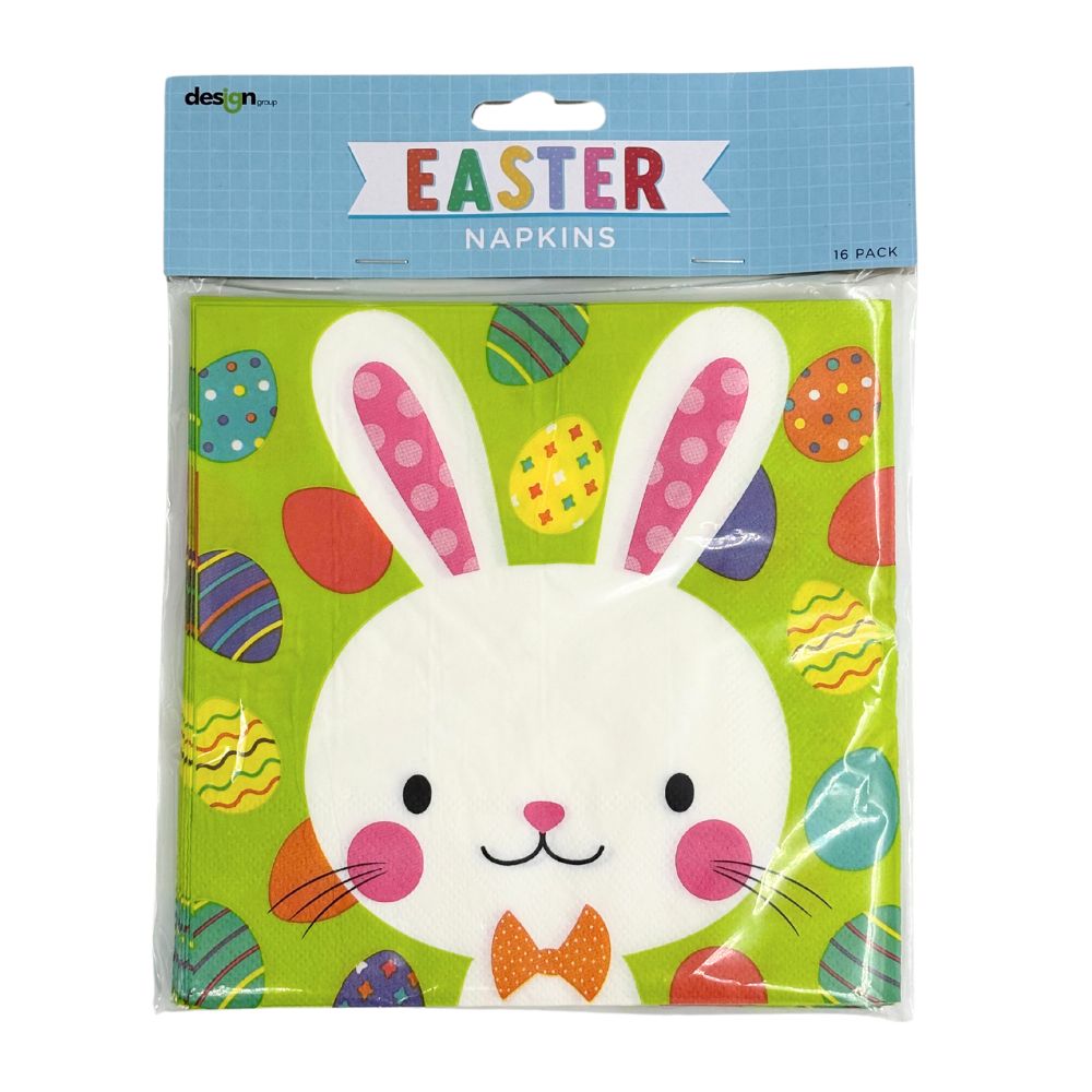Easter Napkins 16pk - Easter Bunny – Sweet Pea Parties