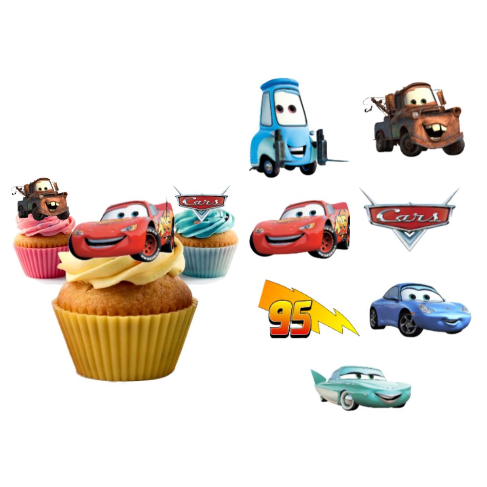 Edible Wafer Toppers - Cars