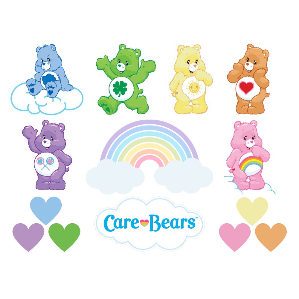 Edible Icing Image - Care Bears Icons