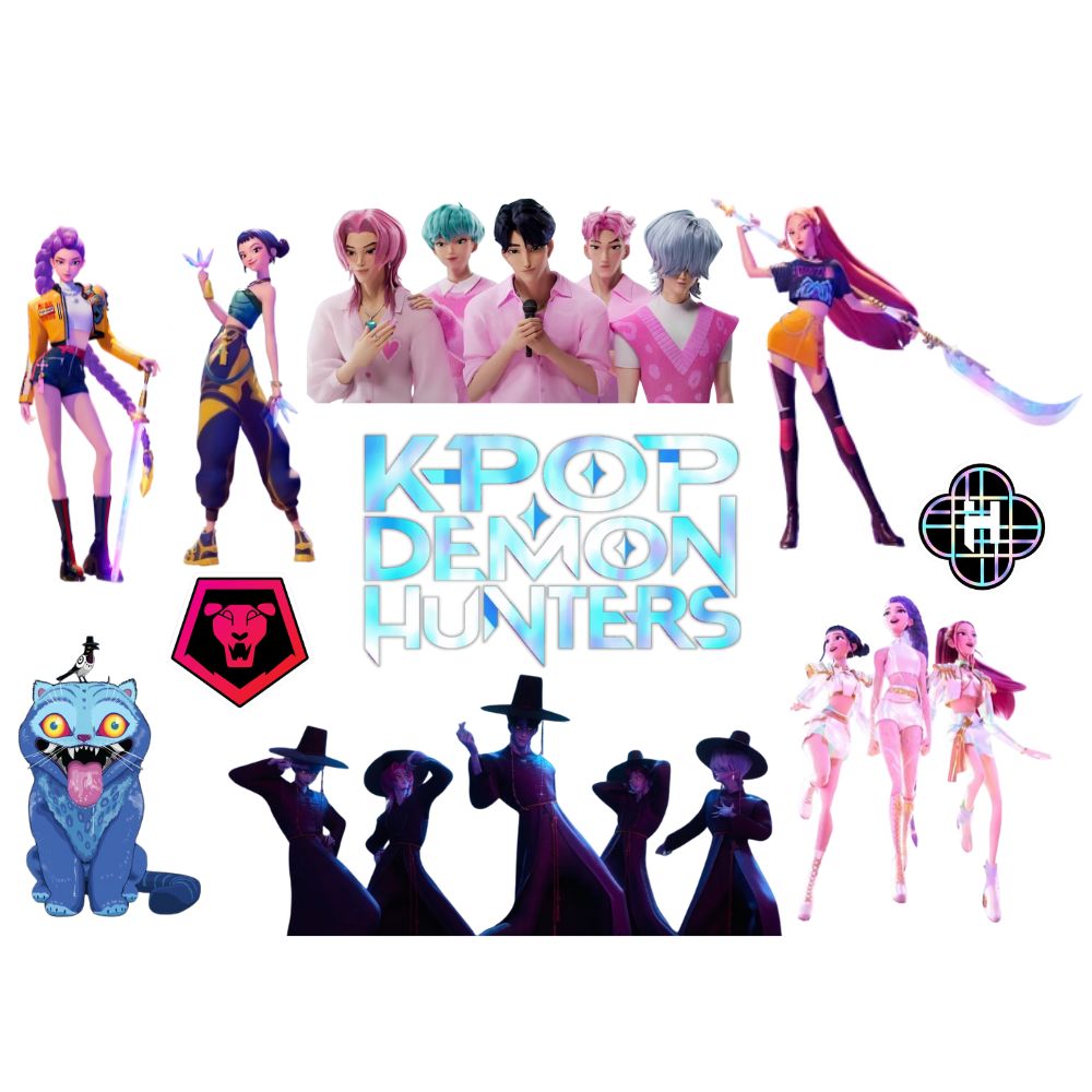 Edible Icing Image - KPOP Demon Hunters Icons