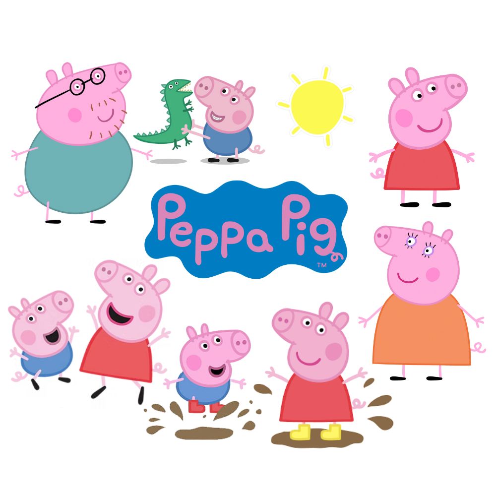 Edible Icing Image - Peppa Pig Icons