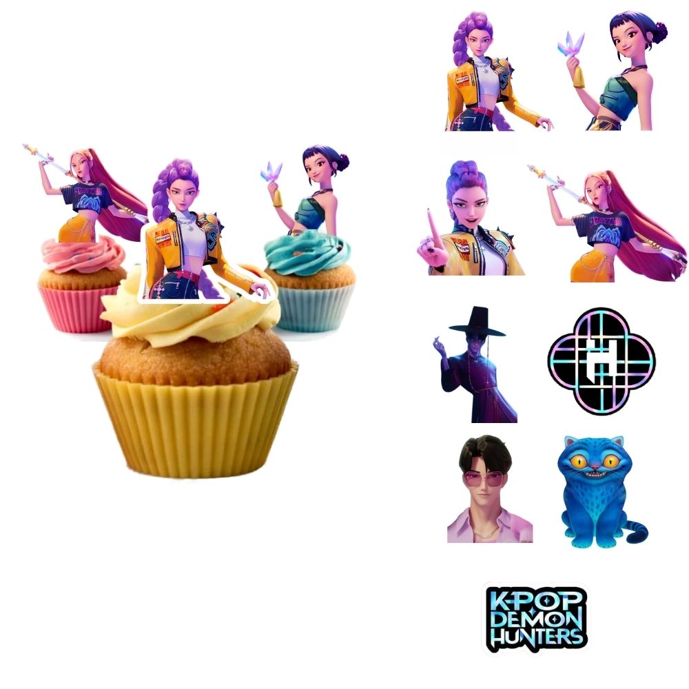 Edible Wafer Toppers - KPop Demon Hunters