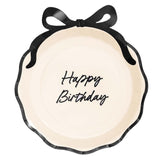 Elegant Milestone Happy Birthday Dinner Plates 6pk