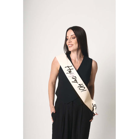 Elegant Milestone Happy 40 Sash