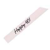 Elegant Milestone Happy 40 Sash