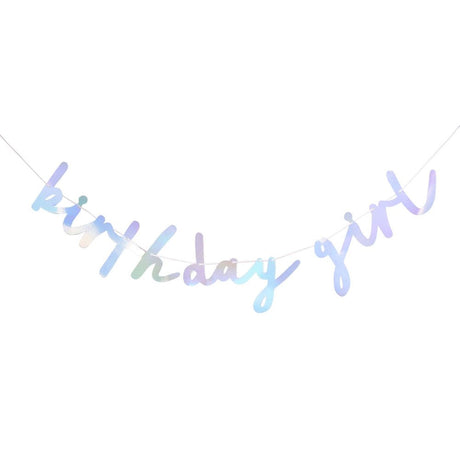 Enchanted Birthday Girl Banner