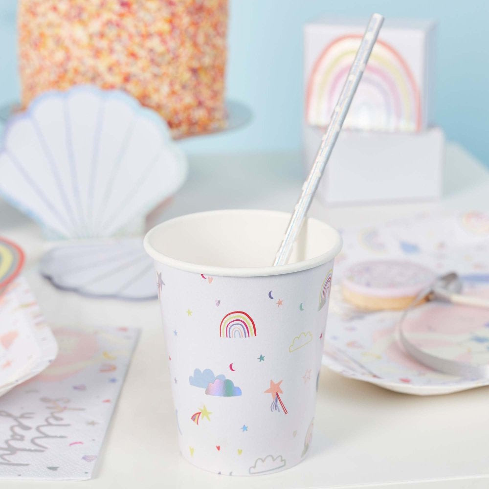 Enchanted Rainbow Cups 8pk