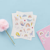 Enchanted Rainbow Sticker Sheets 2pk