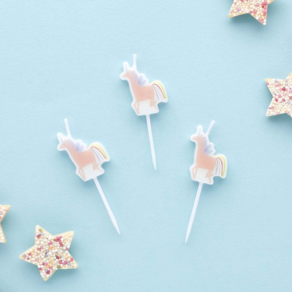 Enchanted Unicorn Candles 5pk