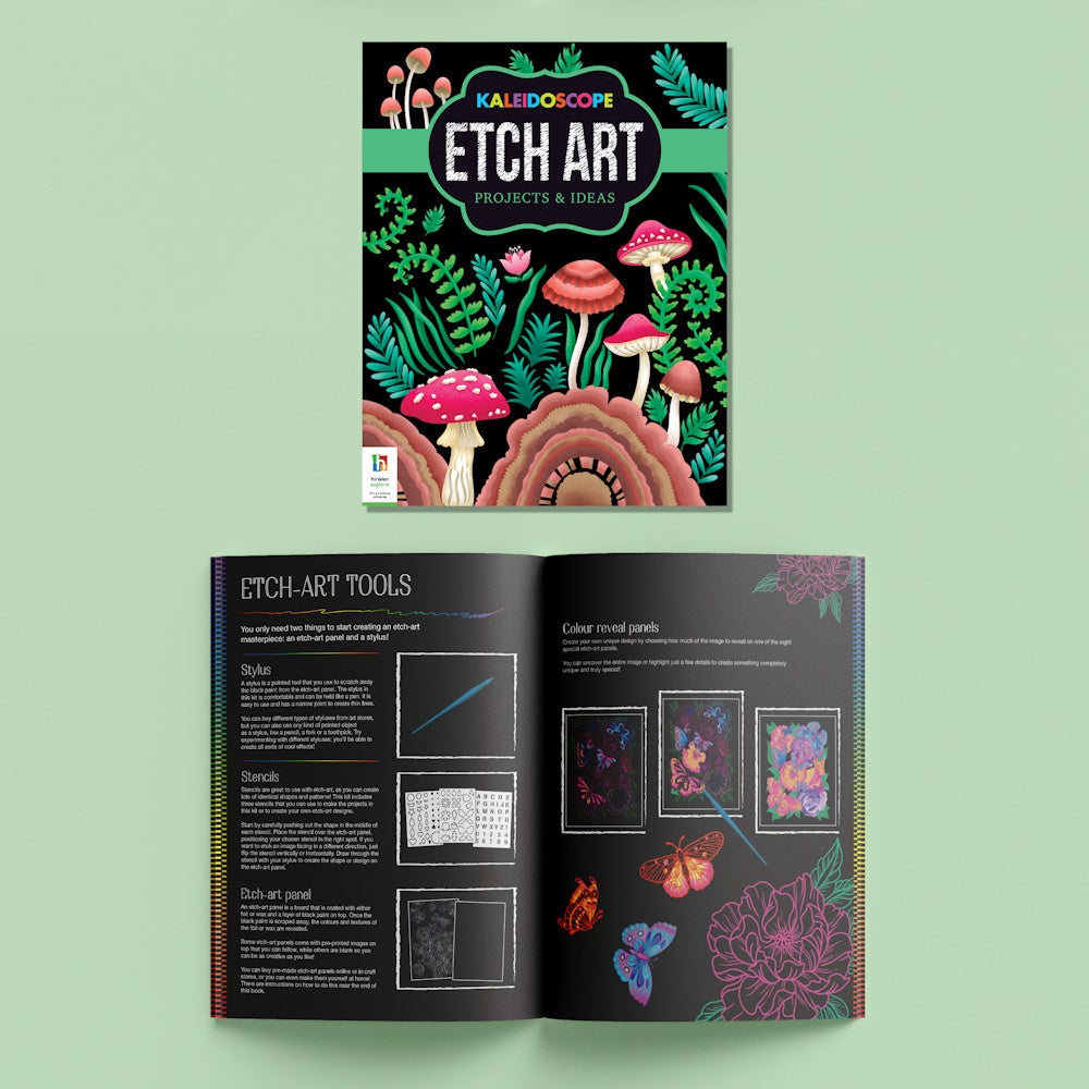 Kaleidoscope Etch Art Creations - Brilliant Nature