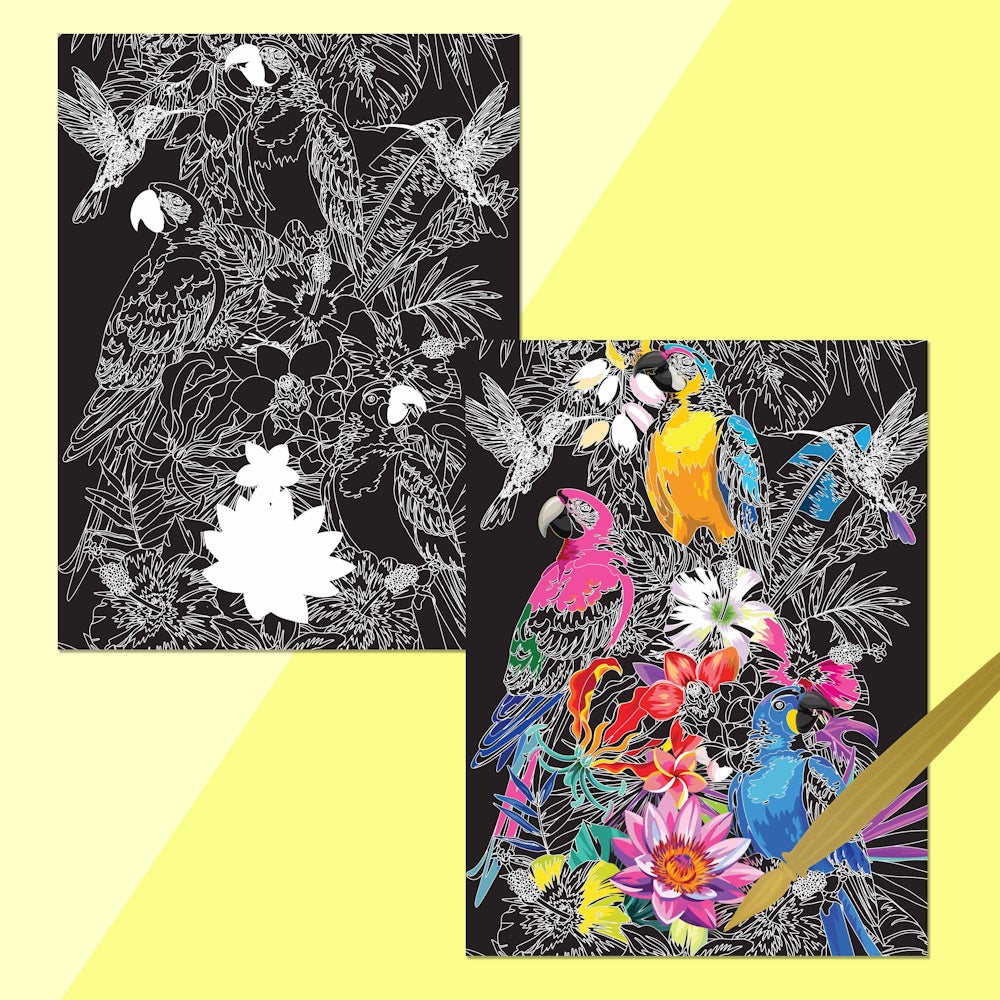 Kaleidoscope Etch Art Creations - Neon Nature