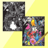 Kaleidoscope Etch Art Creations - Neon Nature