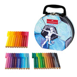 Faber-Castell Connector Pens 33pk in Soccer Suitcase