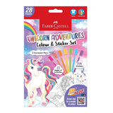 Faber-Castell Unicorn Adventures Colour & Sticker Set