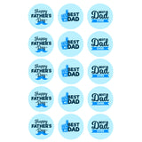 Edible Icing Cupcake Images - Father's Day