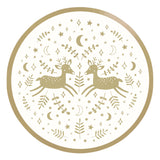 Festive Folklore Reindeer Dinner Plates 8pk