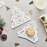 Festive Folklore Tree Napkins 16pk