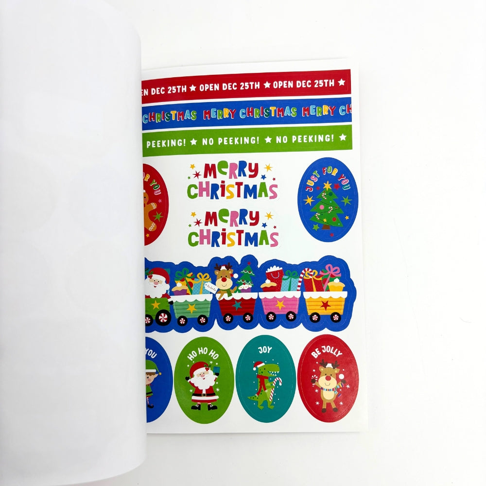 Festive Fun Christmas Gift Labels Sticker Book
