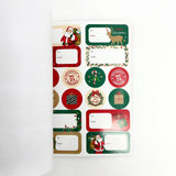 Festive Fun Christmas Gift Labels Sticker Book