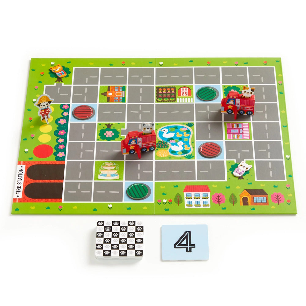 Mudpuppy - Fire Engine Rescue! Cooperative Board Game