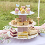 Floral Tea Party Cake Stand