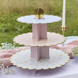 Floral Tea Party Cake Stand