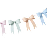 Floral Tea Party Pastel Bow Garland