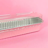 Wish Foil Rectangle Baking Cups (Mini Loaf Pan) 10pk - Light Pink