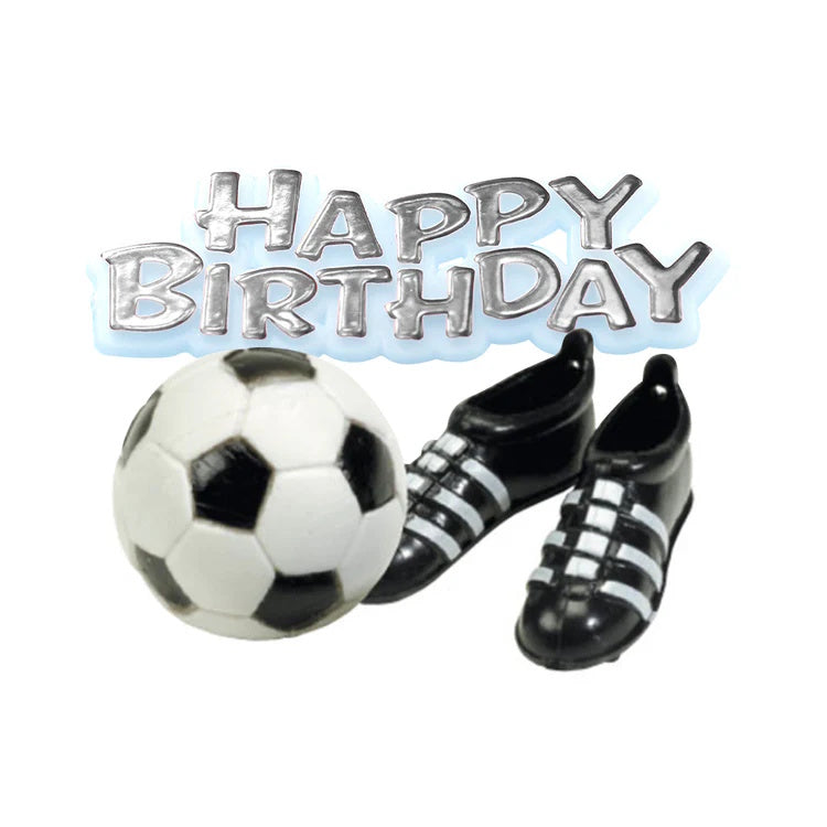 Football, Boots & Motto Cake Topper Kit