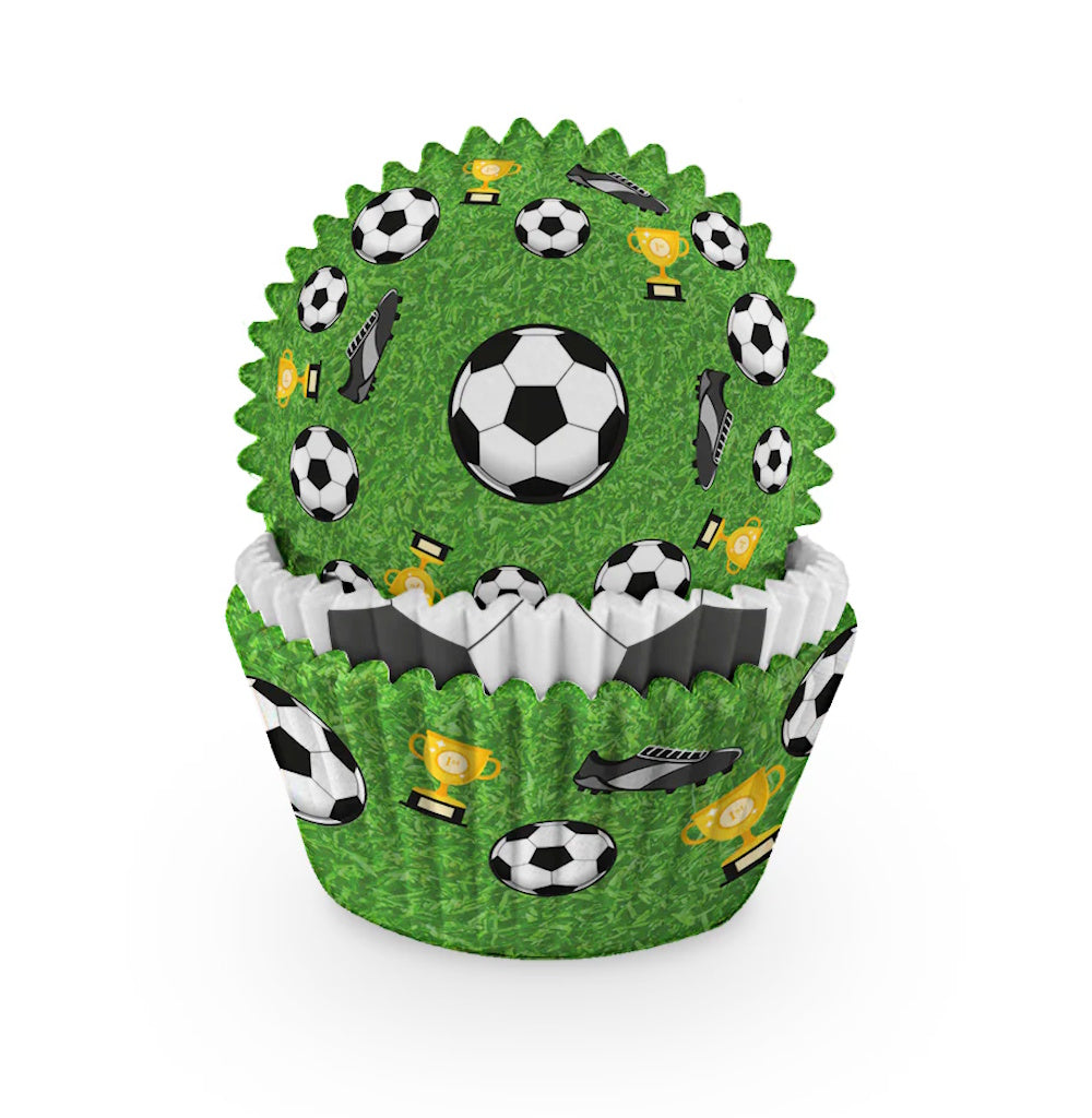 Football Cupcake Cases 75pk