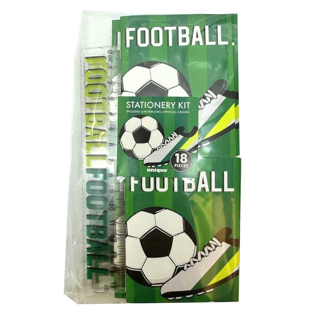 Football Stationery Set 18pk