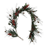 French Country Foraged Red Berry Swag