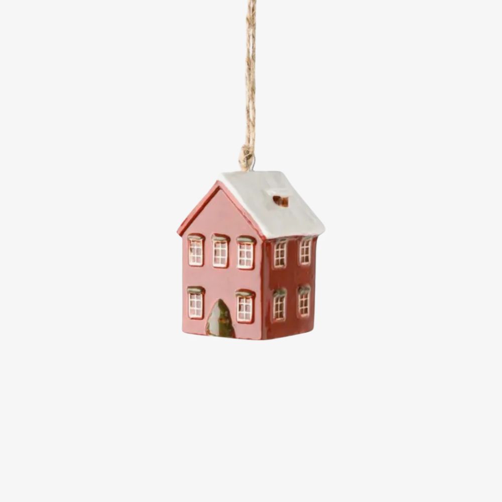 Hanging Mini House - Red