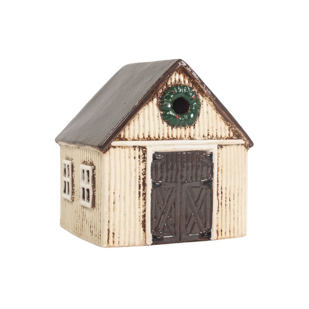 Nordgard Tea Light House Stable with Wreath