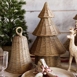 French Country Willow Christmas Tree Small
