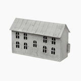 Zinc Tea Light House Long