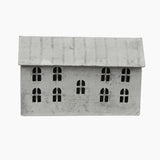 Zinc Tea Light House Long