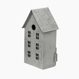 Zinc Tea Light House Tall